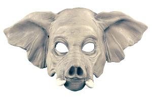 Elephant Half Mask Adult Accessory   Republican Clothing