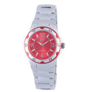 Chronotech Mens Red and Silver Aluminum Watch Today $43.99