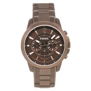 Fossil Mens Classic Brown Steel Watch