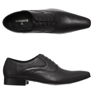 TORRENTE Chaussures Richelieu cuir Lance IB Homme Noir   Achat / Vente