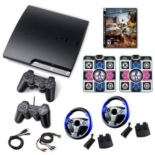 Sony Playstation 3 160GB Super Friends Holiday Bundle  Dance Pads