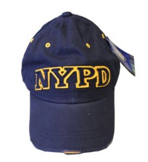 NYPD Baseball Hat New York Police Department Navy & Yellow
