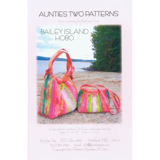 Aunties Two Patterns   Bailey Island Hobo Bag Pattern Booklet Today $