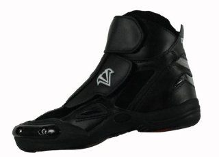 Vega Merge Mens Motorcycle Boots (Black, Size 12)  