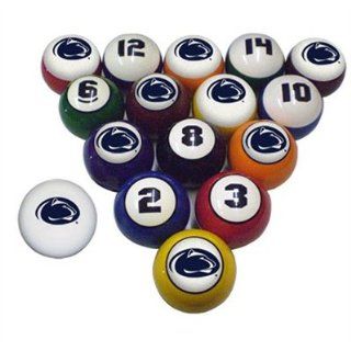 Penn State Nittany Lions Logo Billiard Pool Ball Set
