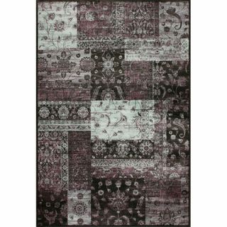 Patchwork Overdyed Multi Faux Silk Rug