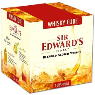 Bag in Box Sir Edwards Blended Scotch Whisky 40% 3L   Equilibré, long