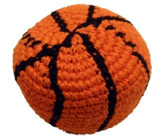 Basketball Hacky Sack / Footbag   Hand Crocheted Made in