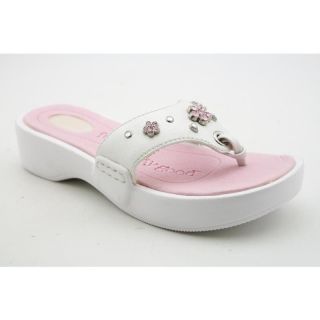 Dr. Scholls Girlss Treasure Whites Sandals (Size 2)