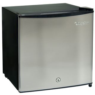 EdgeStar 1.1 cubic foot Stainless Steel Fridge / Freezer with Lock