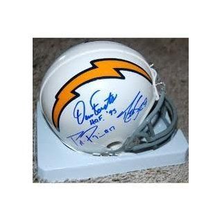 Drew Brees Dan Fouts & Philip Rivers San Diego Chargers Autographed
