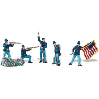 Civil War Union Soldiers Collection 1 Plastic Miniatures In Toobs