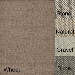 Hand woven Cape Cod Wool/ Cotton Rug (93 x 13)