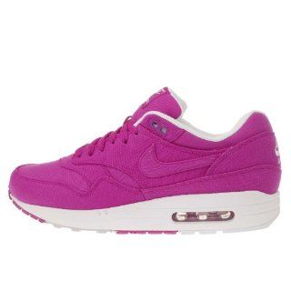 Air Max 1 TXT Magenta Purple Textile NSW Mens Running Shoe 308866 501