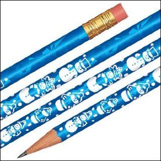  Foil Snow People Pencils  144 pencils per box
