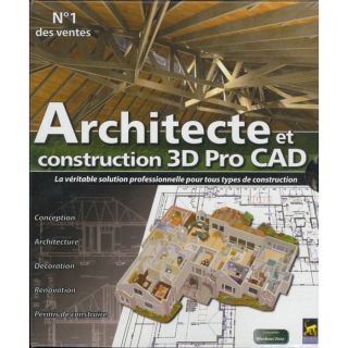 ARCHITECTE ET CONSTRUCTION 3D PRO CAD / LOGICIEL P   Achat / Vente PC