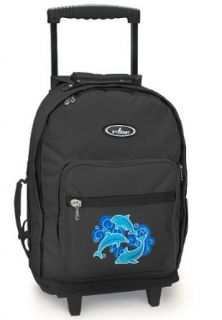 DOLPHIN Rolling Backpack Dolphins   Wheeled Travel or