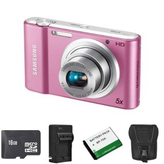 Samsung ST68 16.1MP Digital Camera with 16GB Bundle Today $119.99