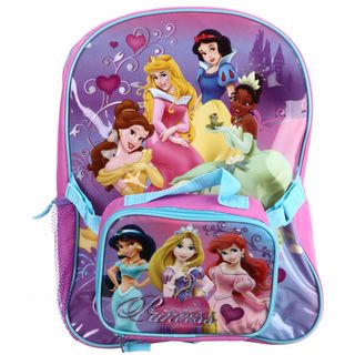 Disney Princess 16 inch Backpack with Lunch Bag