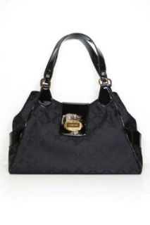 Versace Handbags Black Canvas and Leather DBFD147