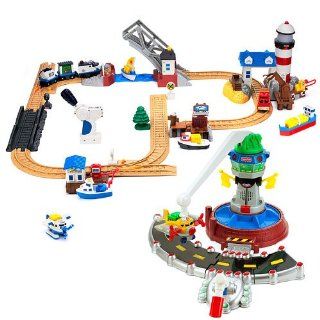 GeoTrax Rail & Road System Air & Sea Combo Pack Toys