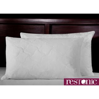 Restonic White Duck Feather Pillow (Set of 2)