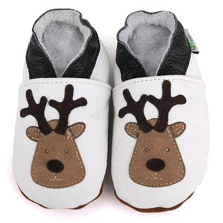 Reindeer Soft Sole Leather Baby Shoes