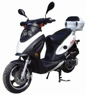 Dash TPGS 804 Gas 150cc Moped Scooter w/ Rear Mounted