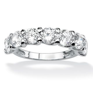 Ultimate CZ 3 1/2ct Cubic Zirconia Anniversary Ring
