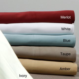 Egyptian Cotton 320 Thread Count Woven Stripe Sheet Set