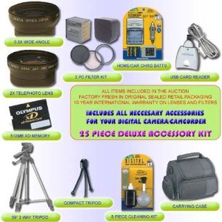 ULTIMATE ACCESSORY KIT FOR OLYMPUS SP 310 SP 350 SP 500