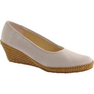 Womens Beacon Shoes Newport White Canvas Today $42.95