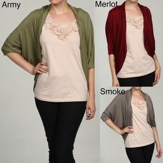 Status by Chenault Womens Cinched Back Cardigan FINAL SALE