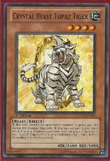 YuGiOh Legendary Collection 2  Crystal Beast Topaz Tiger
