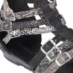 Journee Collection Womens Sprout 80 Snake Print Gladiator Sandals