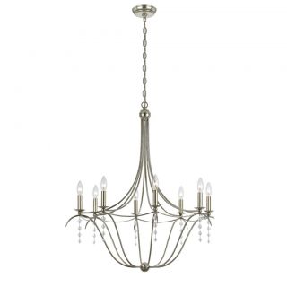 Silver Chandeliers and Pendants Hanging and Flush