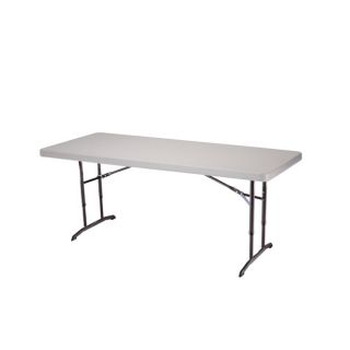 Lifetime 6 foot Almond Adjustable Height Tables (Pack of 4) Today $