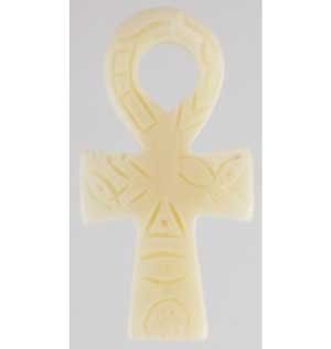 Bone Ankh Pendant Necklace Pendant Charm Wicca Wiccan