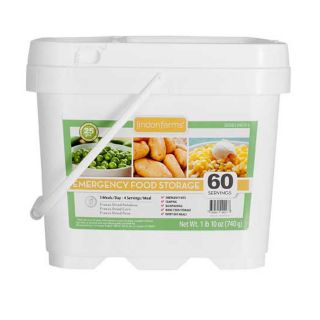 Lindon Farms 60 Servings Emergency Food Storage Kit Today $69.95
