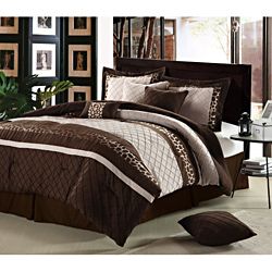 Cheetah Chocolate 12 piece Bed in a Bag with Sheet Set Today $119.99
