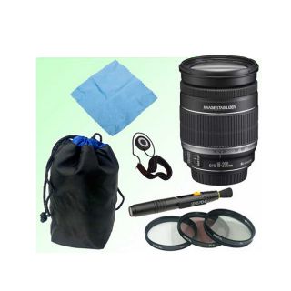 Canon EF S 18 200MM F/3.5 5.6 IS Standard Zoom Lens with Accessory Kit