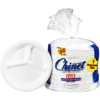 Paper Compartment Plates 10 3/8 inch   165 ct.