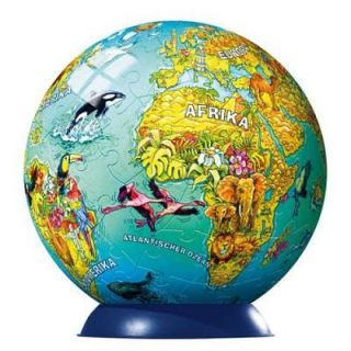 Puzzle ball 108 pièces   Carte du monde illustrée   Achat / Vente