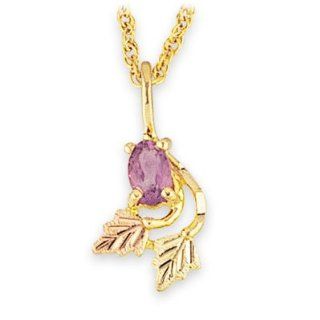 Black Hills Gold Necklace   Amethyst Necklace Jewelry