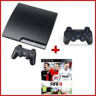 Pack PS3 320Go Noire FIFA 11 + 1 manette Dualshock   Achat / Vente