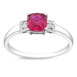 created ruby and diamond accent ring msrp $ 109 89 sale $ 39 95 off