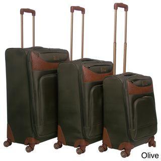 Caribbean Joe Castaway 3 piece Spinner Luggage Set