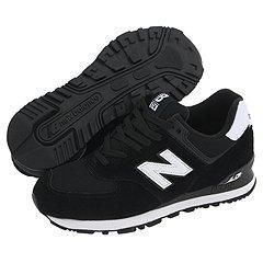 New Balance Classics W574 Black/White Shoes