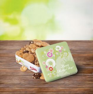 Mrs. Fields Happy Mothers Day Nibblers Cookie Tin