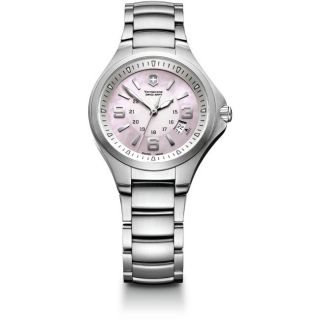 Swiss Army Womens Base Camp Pink Mother of Pearl Dial Watch